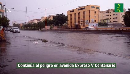 Continúa el peligro en avenida Expreso V Centenario