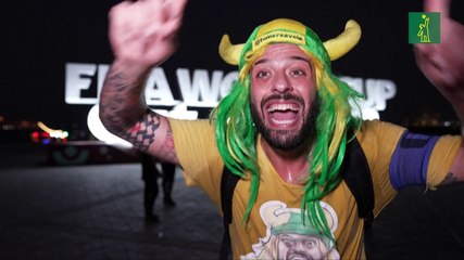 El trofeo y los aficionados llegan a Catar, a una semana del Mundial