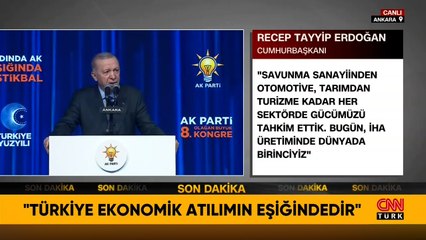 Cumhurbaşkanı Erdoğan tek tek anlattı... İşte ekonomik dönüşümün detayları