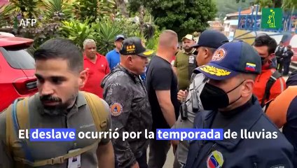 Deslave deja muertos y desaparecidos en Venezuela
