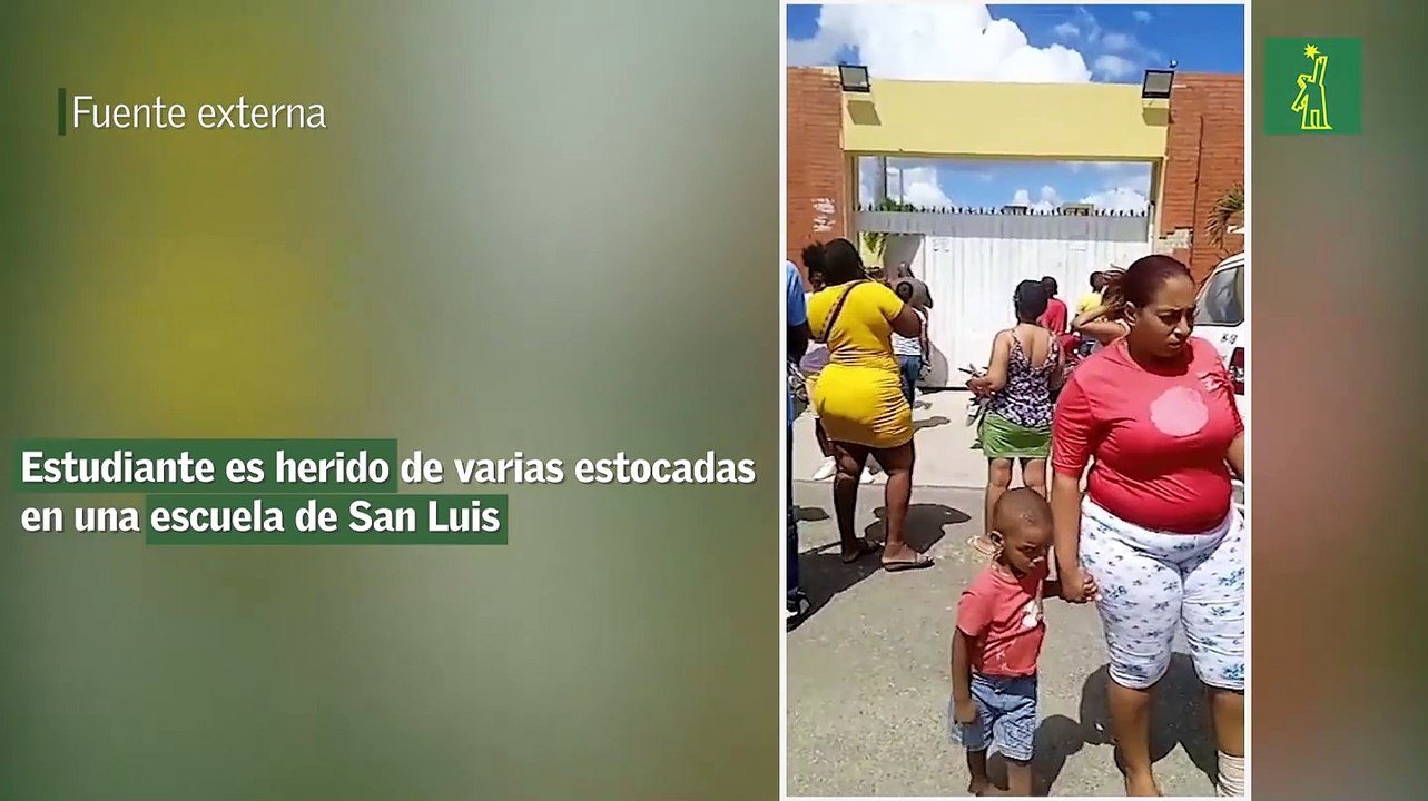 Estudiante es herido de varias estocadas  en una escuela de San Luis