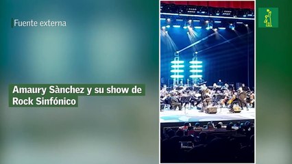 Amaury Sànchez y su show de Rock Sinfónico