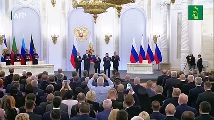 Putin firma la anexión de cuatro regiones de Ucrania