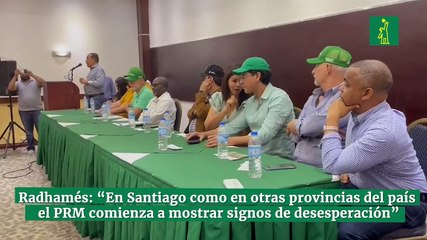 Radhamés Jiménez Peña: “En Santiago como en otras provincias del país el PRM comienza a mostrar signos de desesperación”