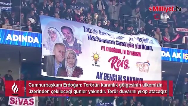 Cumhurbaşkanı Erdoğan: Terör duvarını yıkıp atacağız
