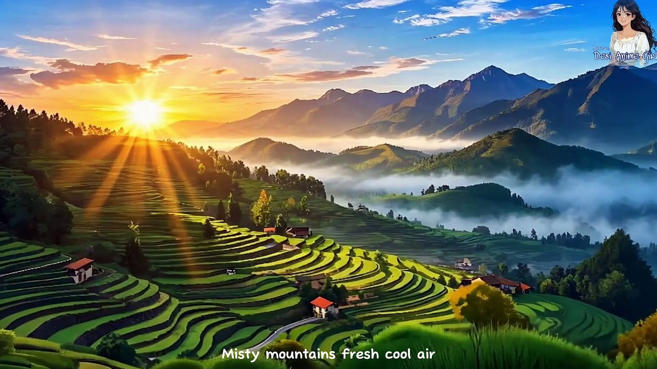 Aesthetic Anime Life in the Hills | Lost in Munnar : A Journey through Kerala's Hills | ASMR
