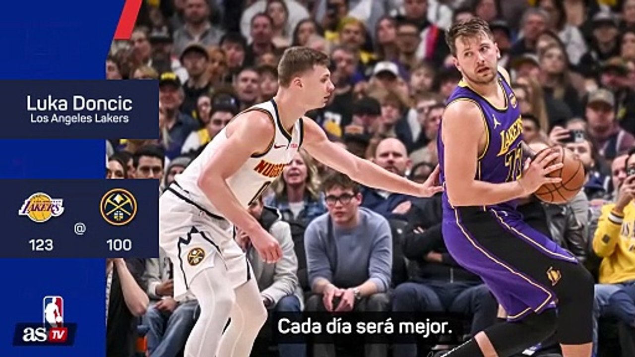 DONCIC hace su MEJOR PARTIDO y deja una FRASE para el OPTIMISMO | LAKERS vs NUGGETS