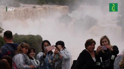 Cataratas del Iguazú registran caudal 10 veces mayor al habitual