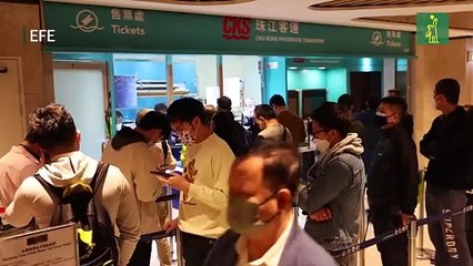 Más de 286.000 hongkoneses intentarán entrar en China el 8 de enero