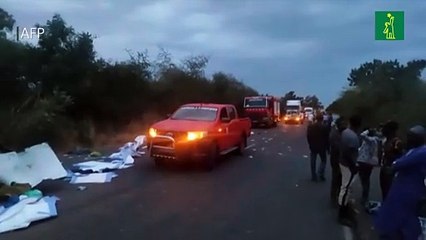 Choque de autobuses en Senegal deja 40 muertos