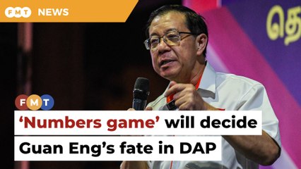 ‘Numbers game’ will decide Guan Eng’s fate as DAP chairman