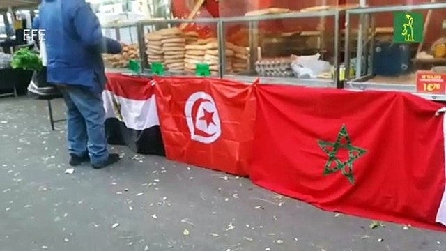 El mercado más árabe de París se vuelca con Marruecos