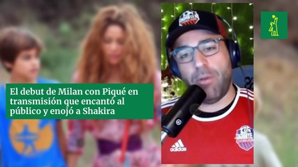 El Debut De Milan Con Piqué En Transmisión Que Encantó Al Público Y Enojó A Shakira