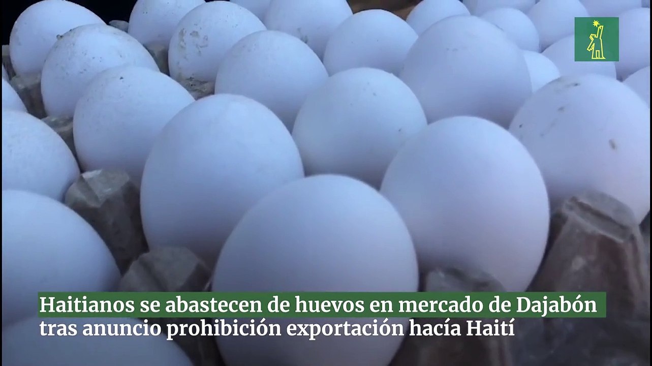 Haitianos se abastecen de huevos en mercado de Dajabón tras anuncio prohibición exportación hacía Haití
