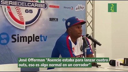 José Offerman “Asencio estaba para lanzar cuatro outs, eso es algo normal en un cerrador”