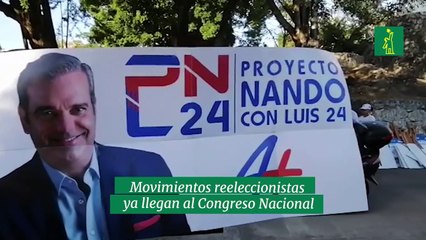 Movimientos reeleccionistas ya llegan al Congreso Nacional
