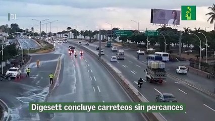Digesett concluye carreteos sin percances