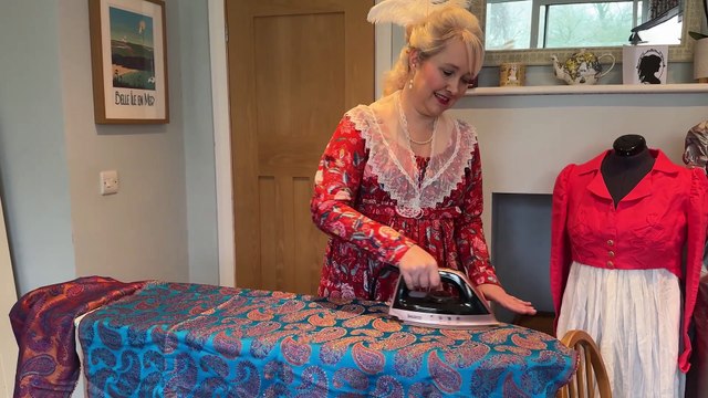 I live like Jane Austen - I wear Regency-style dresses and write novels