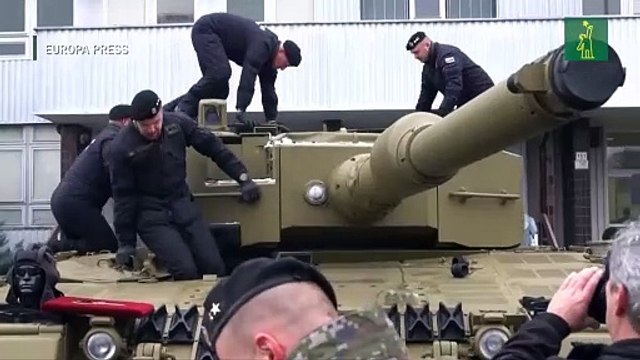 Soldados ucranianos recibirán entrenamiento para aprender a manejar tanques Leopard