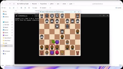 Python İile Sprite Animasyon İçeren Satranç Oyunu