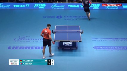 Alexis Lebrun en finale - Tennis de table - Top 16 européen
