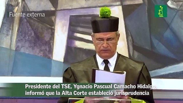 Presidente del TSE, Ygnacio Pascual Camacho Hidalgo, informó que la Alta Corte estableció jurisprudencia para la convocatoria de asamblea en los partidos, movimientos y agrupaciones políticas