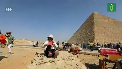 Egipto descubre un posible camino a la cámara funeraria de Keops