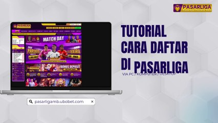 TUTORIAL CARA REGISTER PASARLIGA VIA DESKTOP / PC