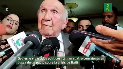 Gobierno y partidos políticos forman cuatro comisiones en busca de un pacto sobre la crisis de Haití