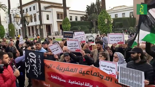 Protestas en Marruecos por la libertad y contra el alza de los precios