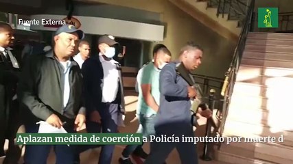 Aplazan medida de coerción a Policía imputado por muerte de adolecente