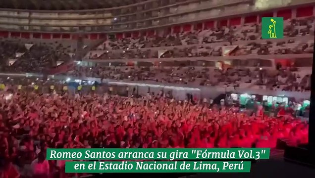 Romeo Santos arranca con el estreno de su gira Fórmula Vol.3 en el Estadio Nacional de Lima