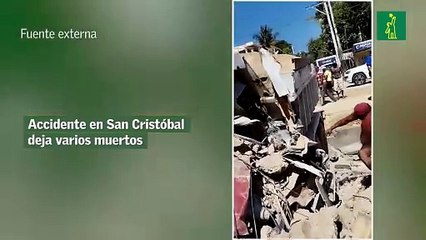 Accidente en San Cristóbal deja varios muertos