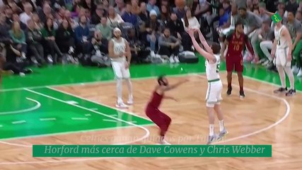 Celtics ganan guiados por Tatum; Horford más cerca de Dave Cowens y Chris Webber