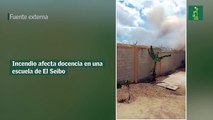 Incendio afecta docencia en una escuela de El Seibo