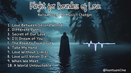 Playlist for Boundless of Love | Ballad Song | AI Music | Chatgpt | English Song