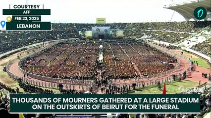 Nasrallah's Funeral Show of 'Resistance Power': Thousands March, Chant, Pay Tribute in Beirut