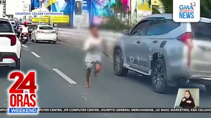 Lalaking menor de edad, hinablot ang cellphone ng pasahero ng isang sasakyan | 24 Oras Weekend
