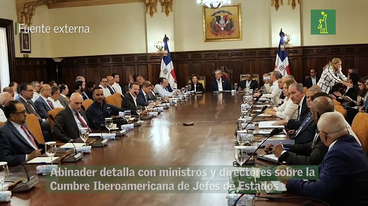 Abinader detalla con ministros y directores sobre la Cumbre ...