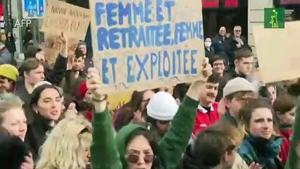 Franceses vuelven a las calles para protestar contra la reforma de las pensiones
