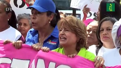 Mujeres venezolanas se movilizan para exigir que se respeten sus derechos