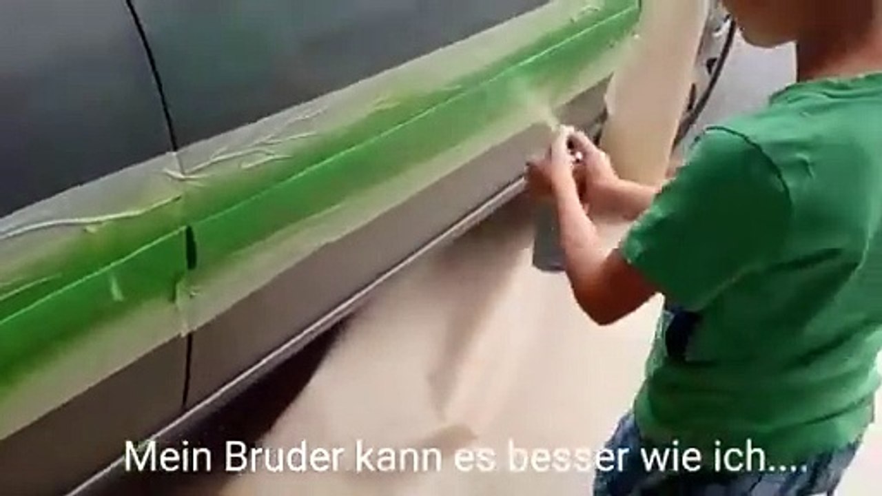 Tuning Projekt: Rost entfernen und Teile grün lackieren!