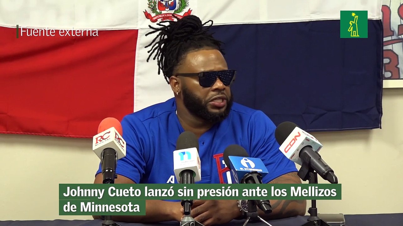 Johnny Cueto lanzó sin presión ante los Mellizos de Minnesota