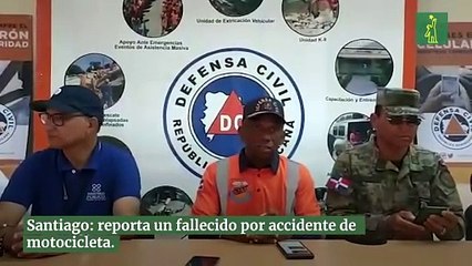 Santiago: reporta un fallecido por accidente de motocicleta.