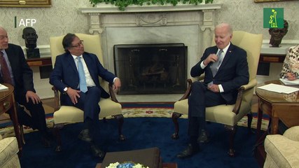 Biden dice a Petro que Colombia es "una pìedra angular" en América Latina