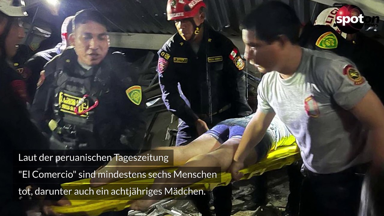 Drama in Peru: Dacheinsturz fordert sechs Menschenleben