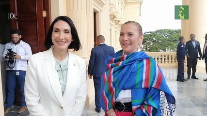 Llegada de Beatriz Gutiérrez Müller al Palacio Nacional