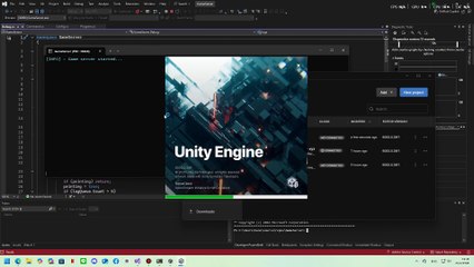 เปิดเซิฟเวอร์ Game ด้วย C#
