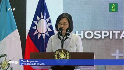 Presidenta de Taiwán promete en gira centroamericana asistencia a sus "aliados diplomáticos"