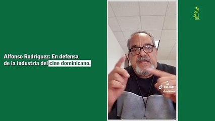 Alfonso Rodriguez habla en defensa de la industria del cine dominicano